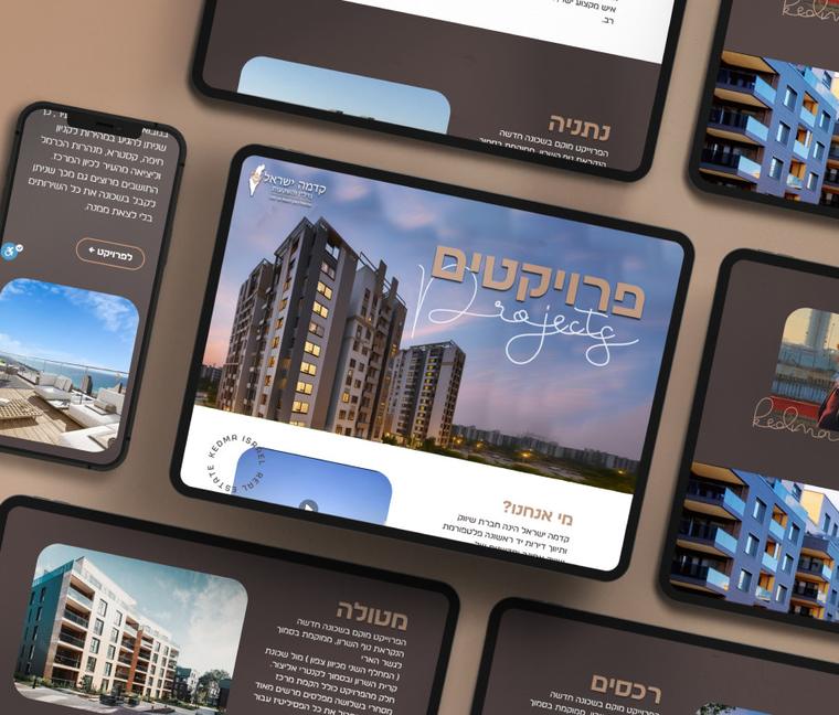 Kedma Israel real estate — website
